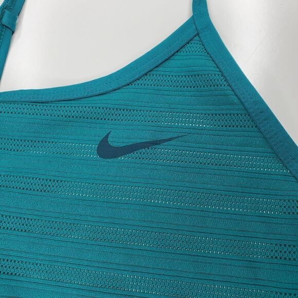 NEW NIKE STRAPPY POWER Y GREEN LIGHTWEIGHT TENNIS TANK TOP M MEDIUM - Picture 5 of 8